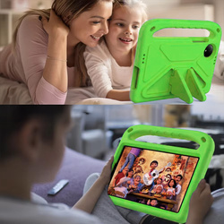 Etui pancerne FunColor do Xiaomi Redmi Pad SE 8.7 2024, zielone - ochronne z podstawką