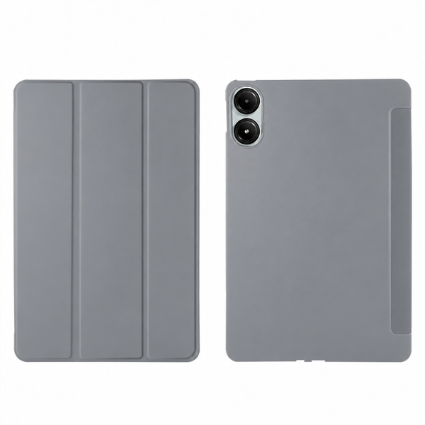 Etui do Redmi Pad 2 Pro 12.1 2025 z klapką i podstawką - szare