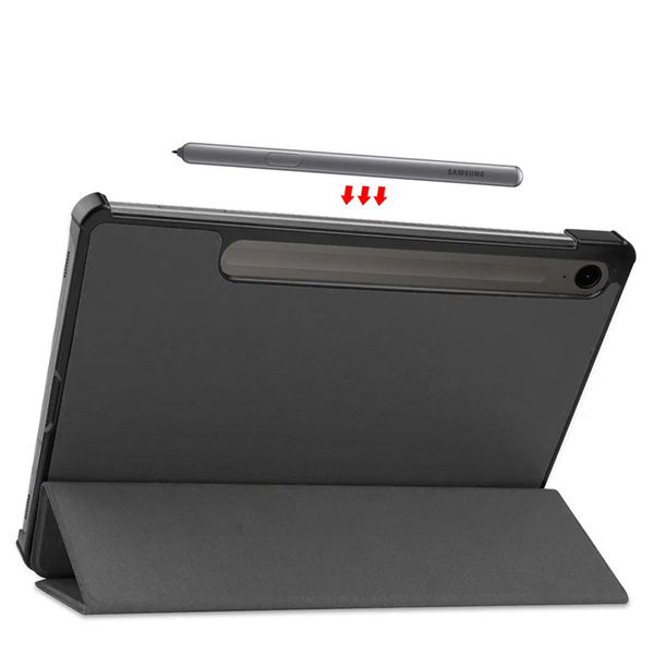 Etui Smart do Samsung Galaxy Tab S9 / S10 FE 10.9 SM / Galaxy Tab S9 FE 10.9 2023 / S10 FE 2025, czarne - ochronne
