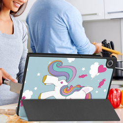 Etui Graficzne do Lenovo Tab 10.1 2025 z klapką - ochronne z podstawką