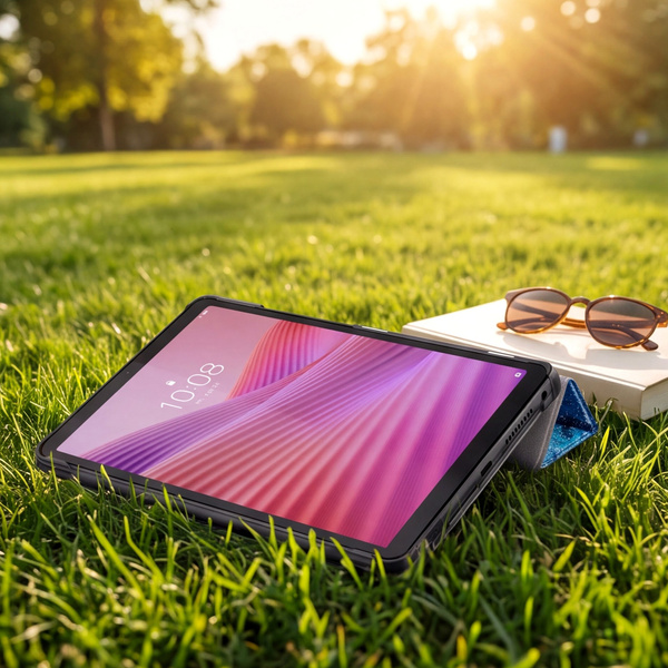 Etui Graficzne do Lenovo Tab One 8.7 25 TB305FU TB305XU, ochronne z podstawką