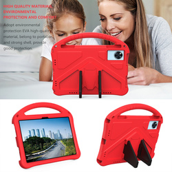 Etui FunColor do Lenovo Idea Tab 11, czerwone - ochronne z podstawką