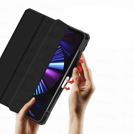 Etui Crystal Pencil do iPad Air 13 Gen 6 2024 A2903 A2904 / Gen. 6 2024, czarne - ochronne