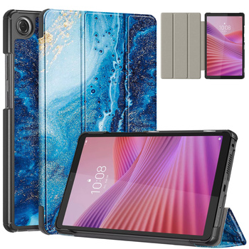 Etui Graficzne do Lenovo Tab One 8.7 25 TB305FU TB305XU, ochronne z podstawką