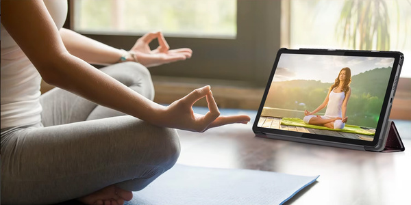 Etui Graficzne do Lenovo Tab 10.1 2025 z klapką - ochronne z podstawką
