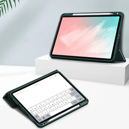 Etui Smart Pencil Apple iPad 10.9 10 GEN 2022 / iPad 11 A16 11GEN 2025 -D.Green