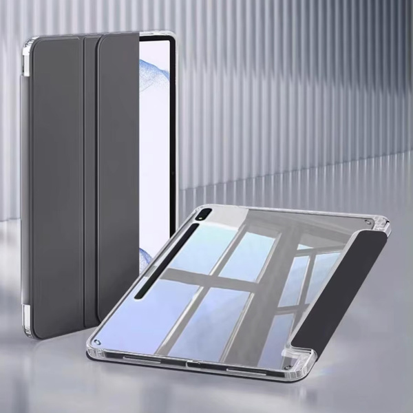 Etui Clear Pencil do Galaxy Tab S9 FE 10.9 SM / Galaxy Tab S9 FE 10.9 SM S10 / Samsung Galaxy Tab S9, czarne - ochronne