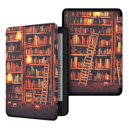 Etui graficzne Kindle Paperwhite 6/ Colorsoft/ Signature Edition- Library
