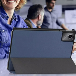Etui Smart do Lenovo Tab M11 10.95 11 TB330 / Tab M11, granatowe - ochronne z podstawką