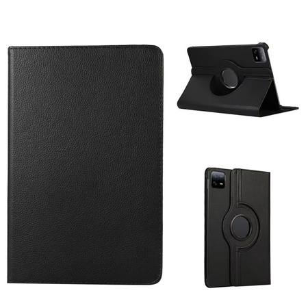 Etui Obrotowe do Xiaomi Pad 7 / Pad 7 Pro 11.2 zamykane / Xiaomi Pad 7 Pro, czarne - ochronne z podstawką