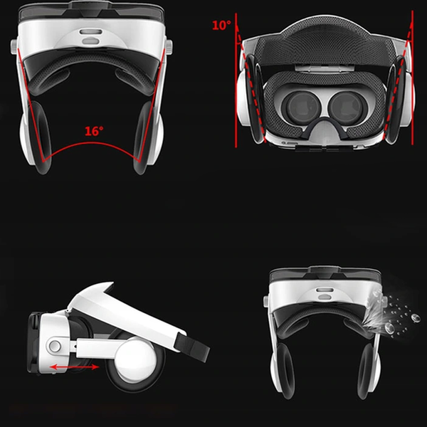 Zestaw Okulary gogle FiiT VR 3F Gogle 3D + Słuchawki + Gamepad - do smartfona