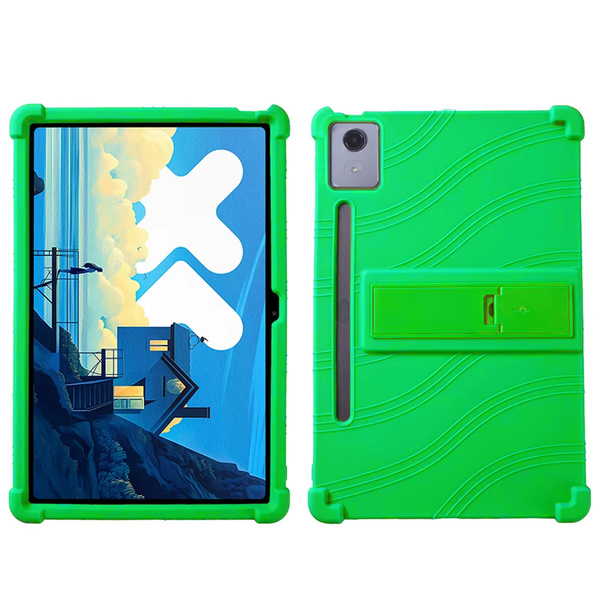 Etui pancerne Armor do Lenovo Idea Tab Pro / Pro MT 12.7 12 / Pro MT 2025, zielone - ochronne z podstawką