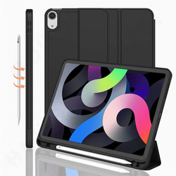 Etui Smart do iPad 10.9 2022 Gen. 10, czarne - ochronne z podstawką, dostęp do portów i przycisków