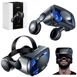 Okulary VR do wirtualnej rzeczywistości gogle 3D ze słuchawkami Vrg Pro Plus - do smartfona