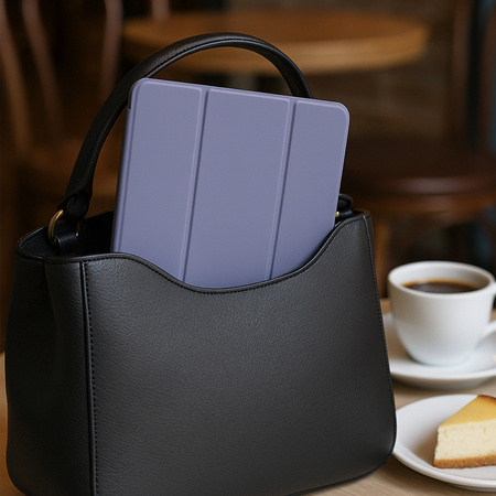 Etui Smart z uchwytem na rysik do Samsung Galaxy Tab S9 FE/S9/S10 FE, fioletowe