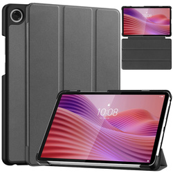 Etui Smart do Lenovo Tab One 8.7 2025 TB305FU TB305XU, ochronne z podstawką - szare