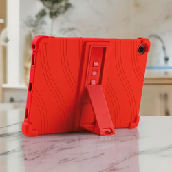 Etui Armor do Lenovo Tab 10.1 2025 / XU, czerwone - ochronne z podstawką