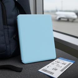 Etui Obrotowe Clear do Lenovo Idea Tab 11 2025, niebieskie - ochronne z podstawką