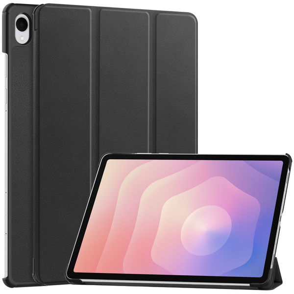 Etui Smart do Samsung Galaxy Tab S11 11 SM SMX736 z klapką, czarne - ochronne z podstawką