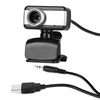 Kamera internetowa WebCam 8808 czarna z mikrofonem i uniwersalnym klipsem montażowym