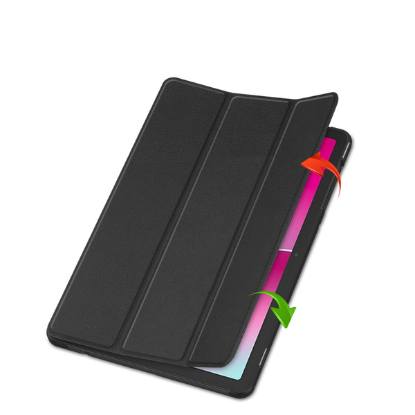 Etui Smart do T-Mobile T Tablet 2 10.1 5G 2025 z klapką, czarne - ochronne z podstawką
