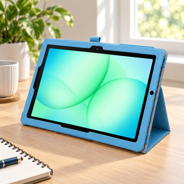 Etui do Galaxy Tab A11+ 2025 X236/X235/X230 A9+ SM-X216/X215/X210 Slim - niebieskie