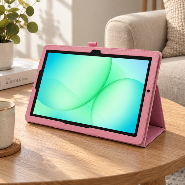 Etui do Galaxy Tab A11+ 2025 X236/X235/X230 A9+ SM-X216/X215/X210 Slim - różowe