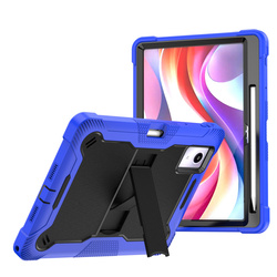 Etui pancerne do Lenovo Idea Tab Plus 12.1 2025 TB361FU TB361ZU, z podstawką, granatowe