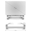 Uniwersalna podstawka pod laptopa 10-18 cali ALUMINIOWA uchwyt stojak S1, srebrna