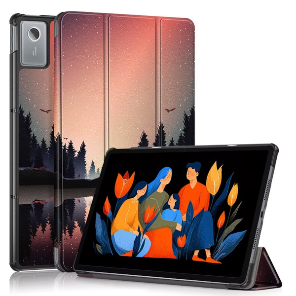 Etui do Lenovo Idea Tab Plus 12.1 2025 - ochronne z podstawką, dostęp do portów i przycisków