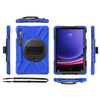 Etui pancerne Shockproof z uchwytem do Samsung Galaxy Tab S9 FE/S9/S10 FE, niebieskie