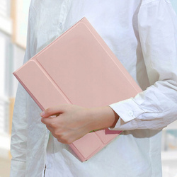 Etui do Lenovo Tab P12 TB-370, różowe - ochronne z podstawką, dostęp do portów i przycisków
