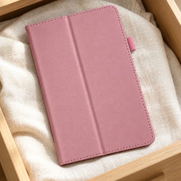 Etui Slim z klapką do Galaxy Tab A11 X135/ X133 A9 SM-X115/ X110 - różowe