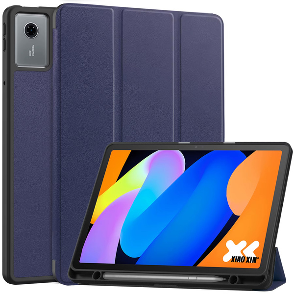 Etui z uchwytem na rysik do Lenovo Idea Tab 11 TB336FU TB336ZU ZAFR0378PL, granatowe