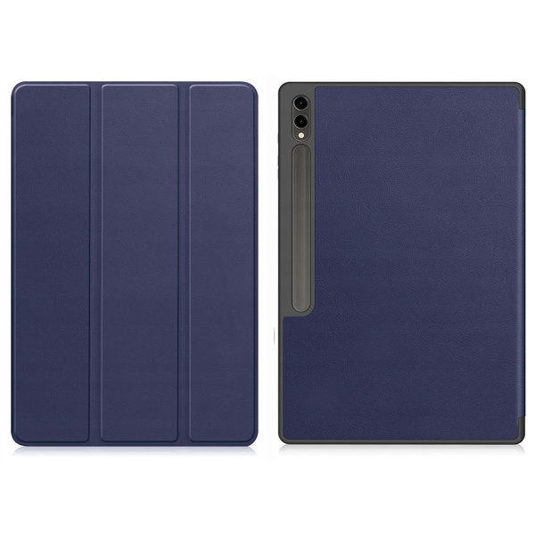 Etui Smart do Galaxy Tab S9 Ultra / S10 Ultra 14.6 X910 X916 X926, granatowe - ochronne z podstawką