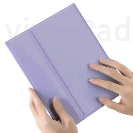 Etui z klawiaturą do Apple iPad Air 13 M2 2024 M3 2025 Gen 6 7 / iPad Air 13 Gen. 6 A2898, fioletowe - ochronne