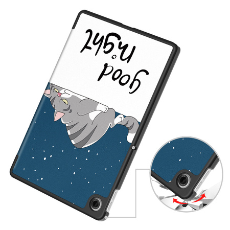 Etui GRAFICZNE do Lenovo Tab 10.1 2025 TB311FU TB311XU ZAEH0040PL z klapką