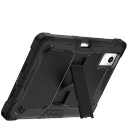 Etui pancerne do Lenovo Idea Tab Plus 12.1 2025 TB361FU TB361ZU, z podstawką, czarne
