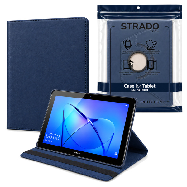 Etui z klapką do Huawei MediaPad T3 10 9.6 obrotowa podstawka ochronne