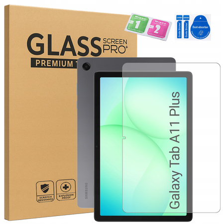Szkło hartowane matowe do Samsung Galaxy Tab A11+ Plus 10.9 2025 / A9+ Plus 11 2023 - pełne pokrycie