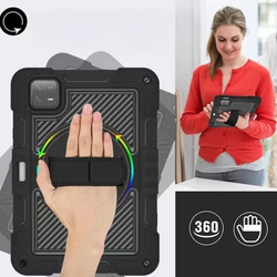 Etui Armor do Xiaomi Pad 7 Pad 7 Pro 11.2 pancerne / 7 Pro, czarne - ochronne z podstawką
