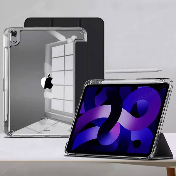 Etui Crystal do Apple iPad 10.9 10 Gen 2022 iPad 11 A16 11 Gen 2025, czarne - ochronne