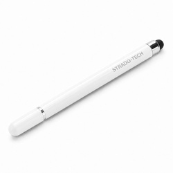 Precyzyjny rysik stylus pen do tabletu telefonu, dwustronny, biały