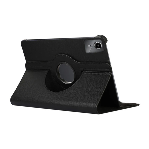 Etui Obrotowe 360 do Lenovo Tab M11 10.95, czarne - ochronne z podstawką, dostęp do portów i przycisków