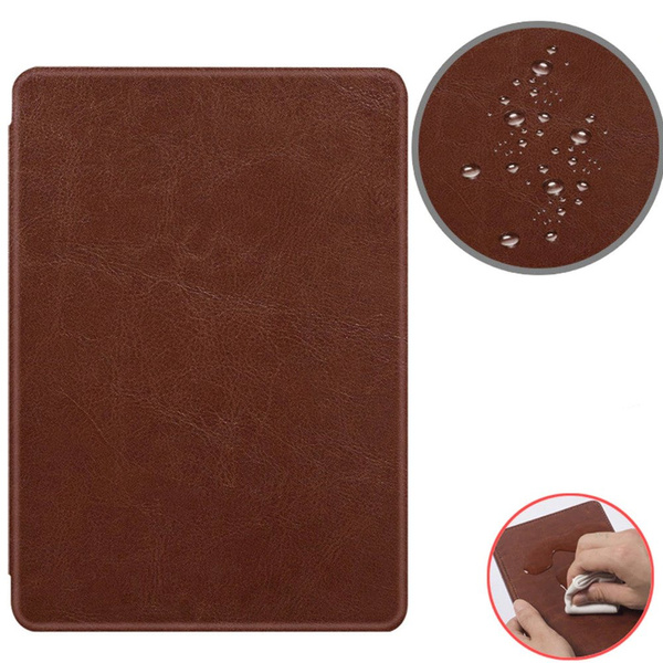 Etui Strap Case do Kindle Paperwhite 4, czarne - ochronne z podstawką, dostęp do portów i przycisków