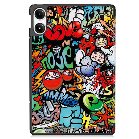 Etui Graficzne do Xiaomi Redmi Pad Pro 12.1 2024 / Poco Pad 12.1 z klapką - ochronne z podstawką