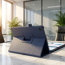 Etui do Lenovo Tab 10.1 2025 TB311FU TB311XU ZAEH0040PL z klapką - granatowe