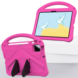 Etui FunColor do Xiaomi Pad 7 / Pad 7 Pro 11.2 pancerne / Xiaomi Pad 7 Pro, różowe - ochronne z podstawką