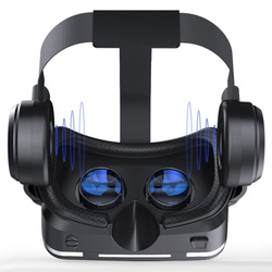 Zestaw Okulary gogle 3D Shinecon VR 10 2019 + Słuchawki + Gamepad - do smartfona