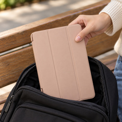 Etui Smart do Galaxy Tab A11 X135/X133 A9 SM-X115/SM-X110 z klapką - różowe